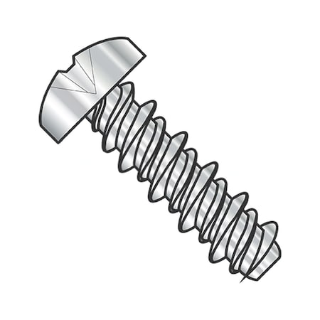 Usa Industrials Thread Forming Screw, #8-18 x 1-1/8 in, Plain 410 Stainless Steel Pan Head Phillips Drive BULK-SCRW-12890